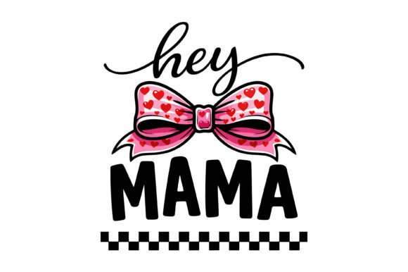 Cute Hey Mama Pink Bow Embroidery Design Review