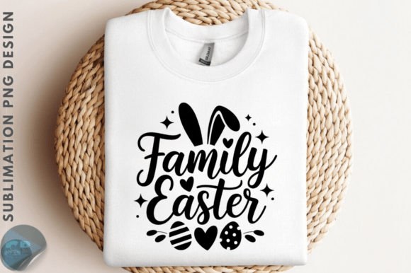 Easter Family 2026 PNG – A Vibrant Graphic for Handmade Creations