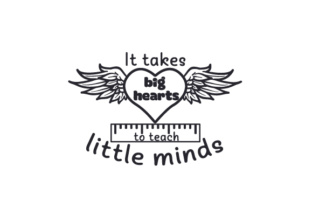It Takes Big Hearts to Teach Little Minds: A Crafts Design for School Amp Branding
