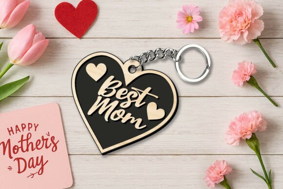 Love Heart Mothers Day Keychain Gift SVG: Laser Cutting Review
