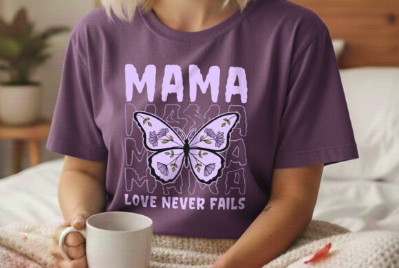 Mama Love Never Fails Mothers Day Art: A Graphic Design Asset That Elevates Content