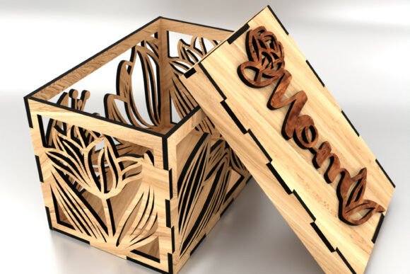Mother S Day Gift Box SVG Laser Cut File