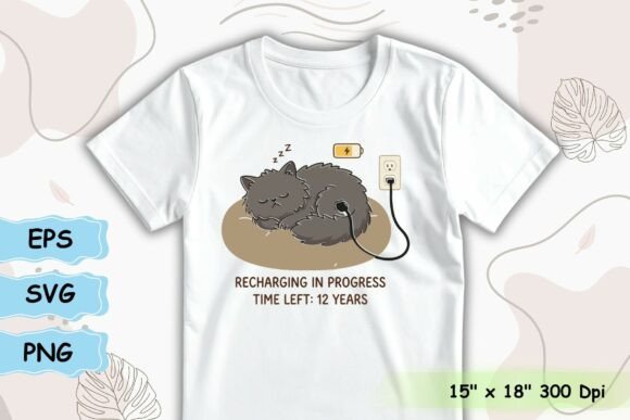 Recharging in Progress Time Left 12 Year Embroidery Design Review