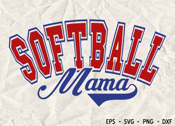 Softball Mama Png, Varsity Softball Mom Graphics and T-Shirt Designs