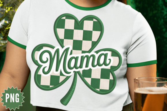 St. Patrick's Day Mama PNG Design: A Vibrant Graphic Asset for Content Creators